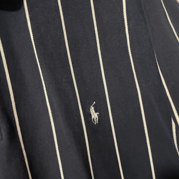 VINTAGE Polo Ralph Lauren short sleeve collar shirt XLT - Picture 2 of 4